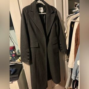 Sam Edelman Charcoal Trench Coat